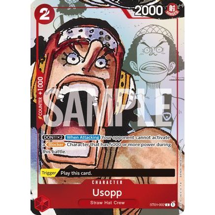 Usopp - ST01-002 (Alternate Art) (ST01-002) - One Piece Promotion Cards Foil