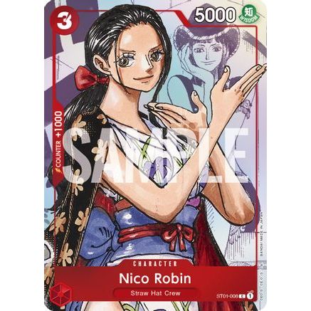 Nico Robin - ST01-008 (Alternate Art) (ST01-008) - One Piece Promotion Cards Foil