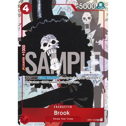 Brook - OP01-022 (Alternate Art) (OP01-022) - One Piece Promotion Cards Foil