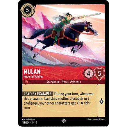 Mulan - Imperial Soldier (118/204) - The First Chapter Cold Foil