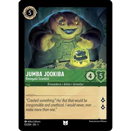 Jumba Jookiba - Renegade Scientist (83/204) - The First Chapter Cold Foil