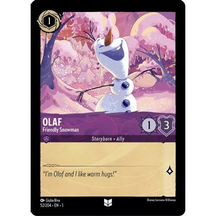 Olaf - Friendly Snowman (52/204) - The First Chapter Cold Foil