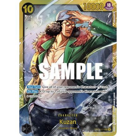 Kuzan (121) (OP02-121) - Paramount War Foil