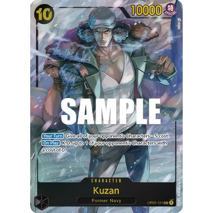 Kuzan (121) (Alternate Art) (OP02-121) - Paramount War Foil