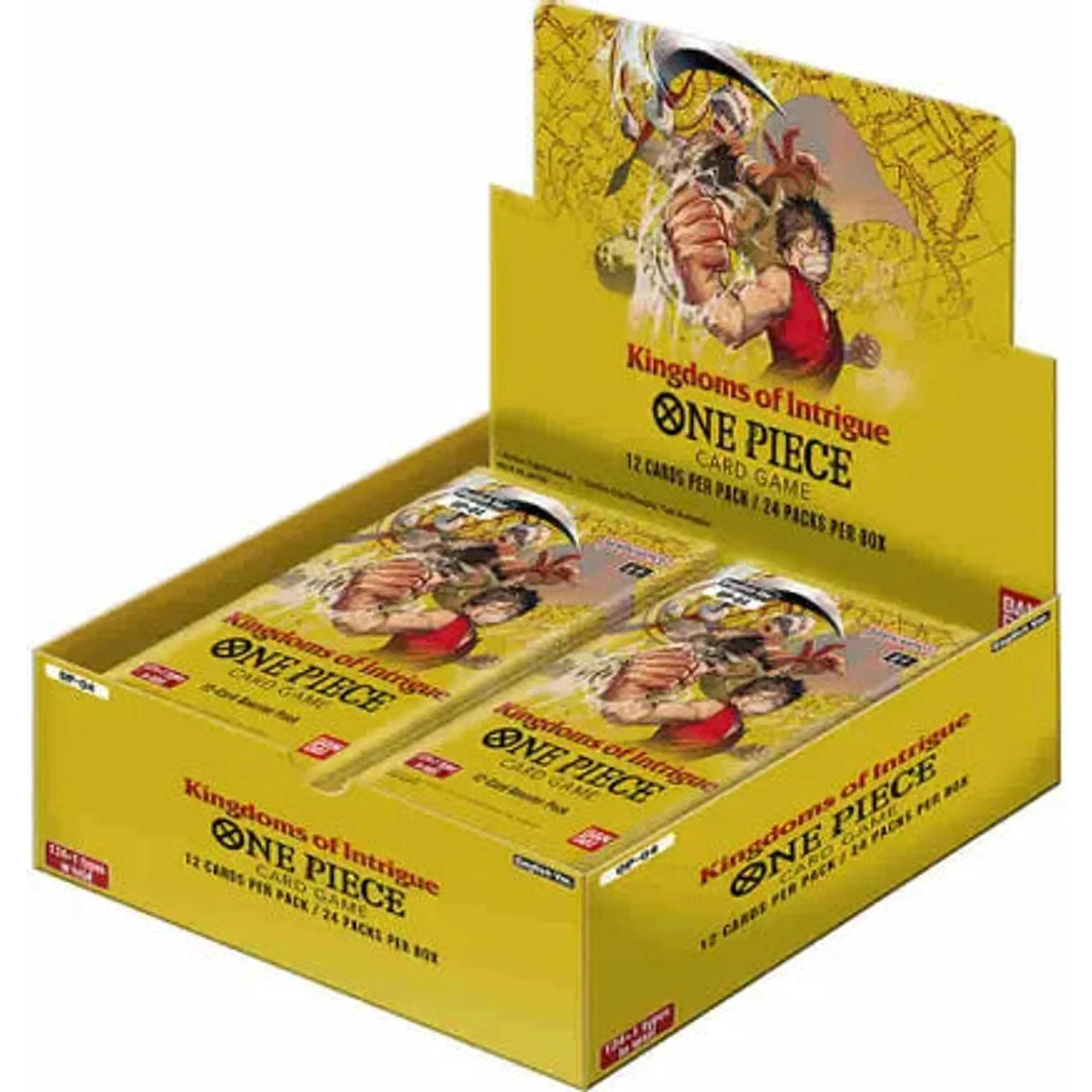 One Piece TCG: Kingdoms of Intrigue Booster Box (OP-04) CASE (12 Boxes)