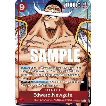 Edward.Newgate (004) (Alternate Art) (OP02-004) - Paramount War Foil