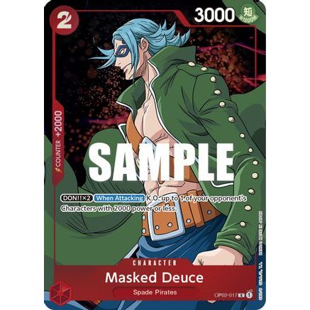 Masked Deuce (Alternate Art) (OP02-017) - Paramount War Foil