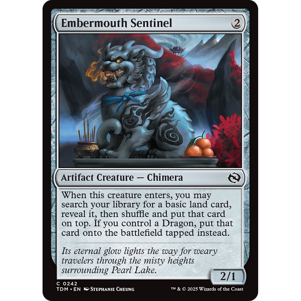 Embermouth Sentinel (TDM-242) - Tarkir: Dragonstorm Foil