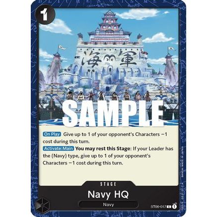 Navy HQ (ST06-017) - Starter Deck 6: Absolute Justice
