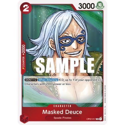 Masked Deuce (OP02-017) - Paramount War Foil
