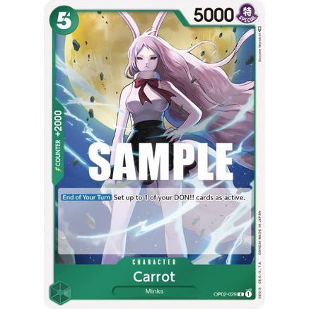 Carrot (OP02-029) - Paramount War Foil