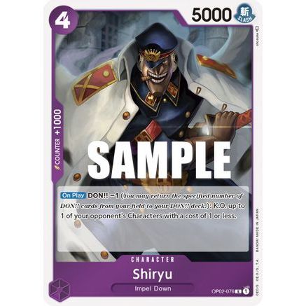 Shiryu (OP02-076) - Paramount War Foil