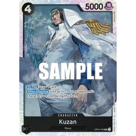 Kuzan (096) (OP02-096) - Paramount War Foil