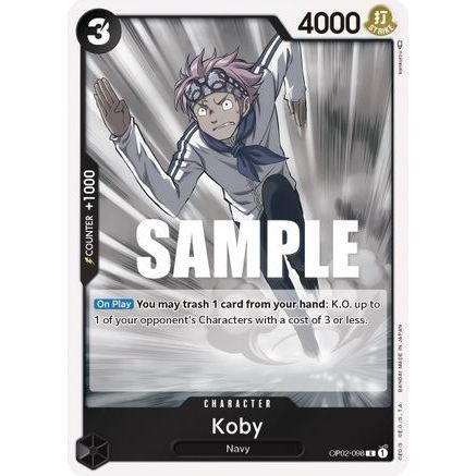 Koby (OP02-098) - Paramount War Foil