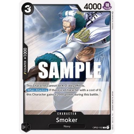 Smoker (102) (OP02-102) - Paramount War Foil