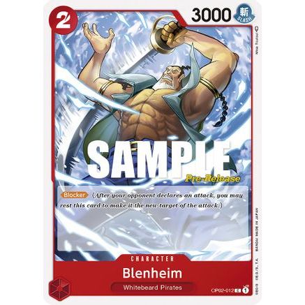 Blenheim (OP02-012) - Paramount War Pre-Release Cards