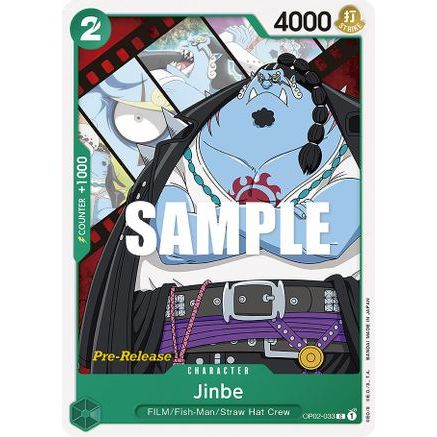 Jinbe (OP02-033) - Paramount War Pre-Release Cards