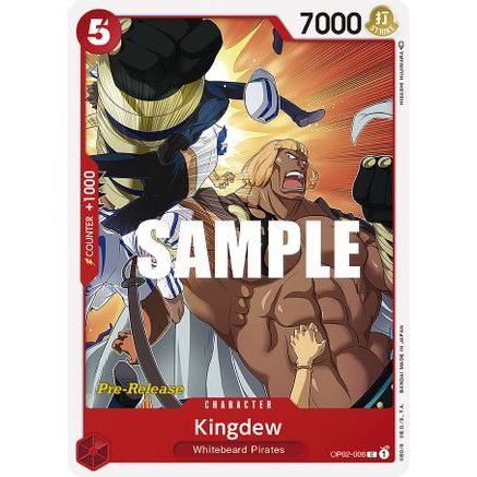 Kingdew (OP02-006) - Paramount War Pre-Release Cards