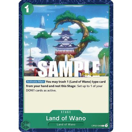 Land of Wano (OP02-048) - Paramount War Pre-Release Cards
