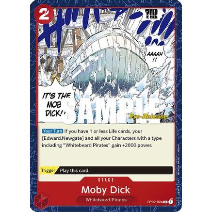 Moby Dick (OP02-024) - Paramount War Pre-Release Cards