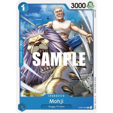 Mohji (OP02-060) - Paramount War Pre-Release Cards