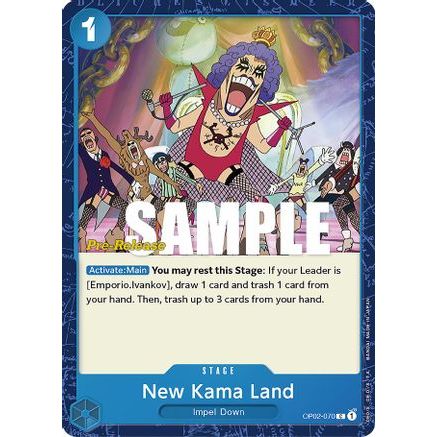 New Kama Land (OP02-070) - Paramount War Pre-Release Cards