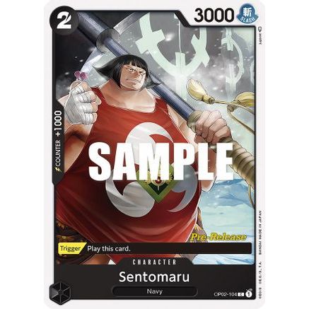 Sentomaru (OP02-104) - Paramount War Pre-Release Cards