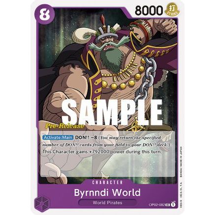 Byrnndi World (OP02-082) - Paramount War Pre-Release Cards