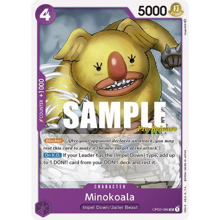 Minokoala (OP02-086) - Paramount War Pre-Release Cards