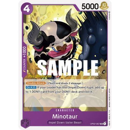 Minotaur (OP02-087) - Paramount War Pre-Release Cards