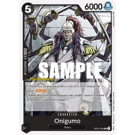 Onigumo (OP02-095) - Paramount War Pre-Release Cards