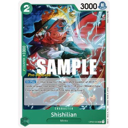Shishilian (OP02-032) - Paramount War Pre-Release Cards