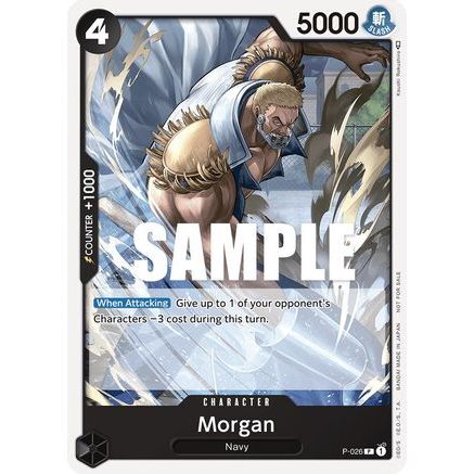 Morgan (Pirates Party Vol. 2) (P-026) - One Piece Promotion Cards