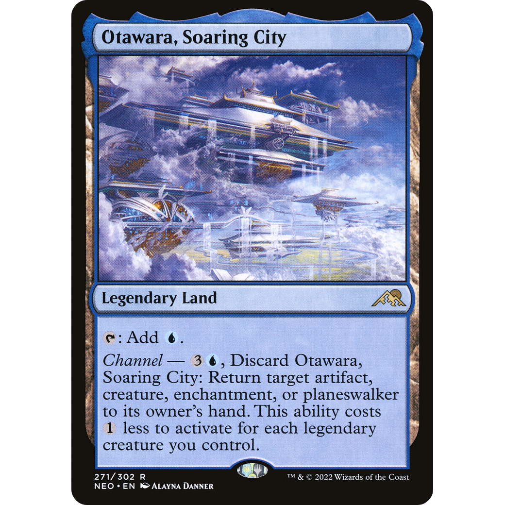 Otawara, Soaring City (NEO-271) - Kamigawa: Neon Dynasty Foil