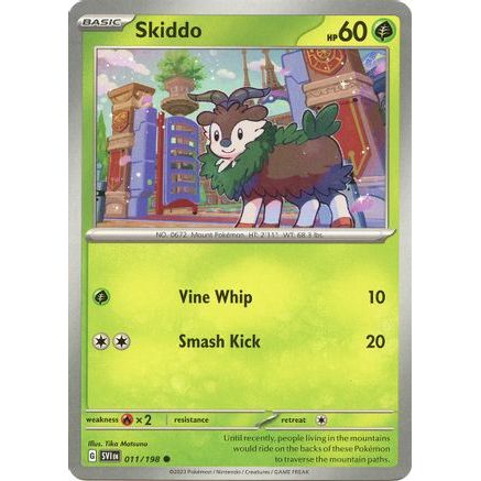 Skiddo 11 - SV01 Scarlet & Violet Base Set Reverse Holofoil