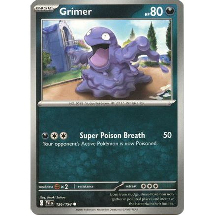 Grimer 126 - SV01 Scarlet & Violet Base Set Reverse Holofoil