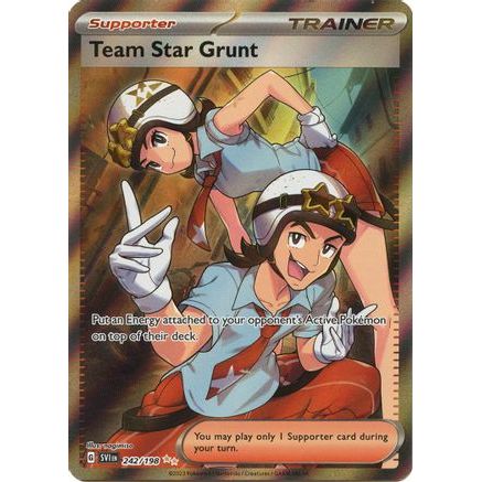 Team Star Grunt - 242/198 242 - SV01 Scarlet & Violet Base Set Holofoil