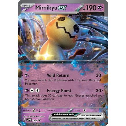 Mimikyu ex - 004 4 - SV Scarlet & Violet Promo Cards Holofoil