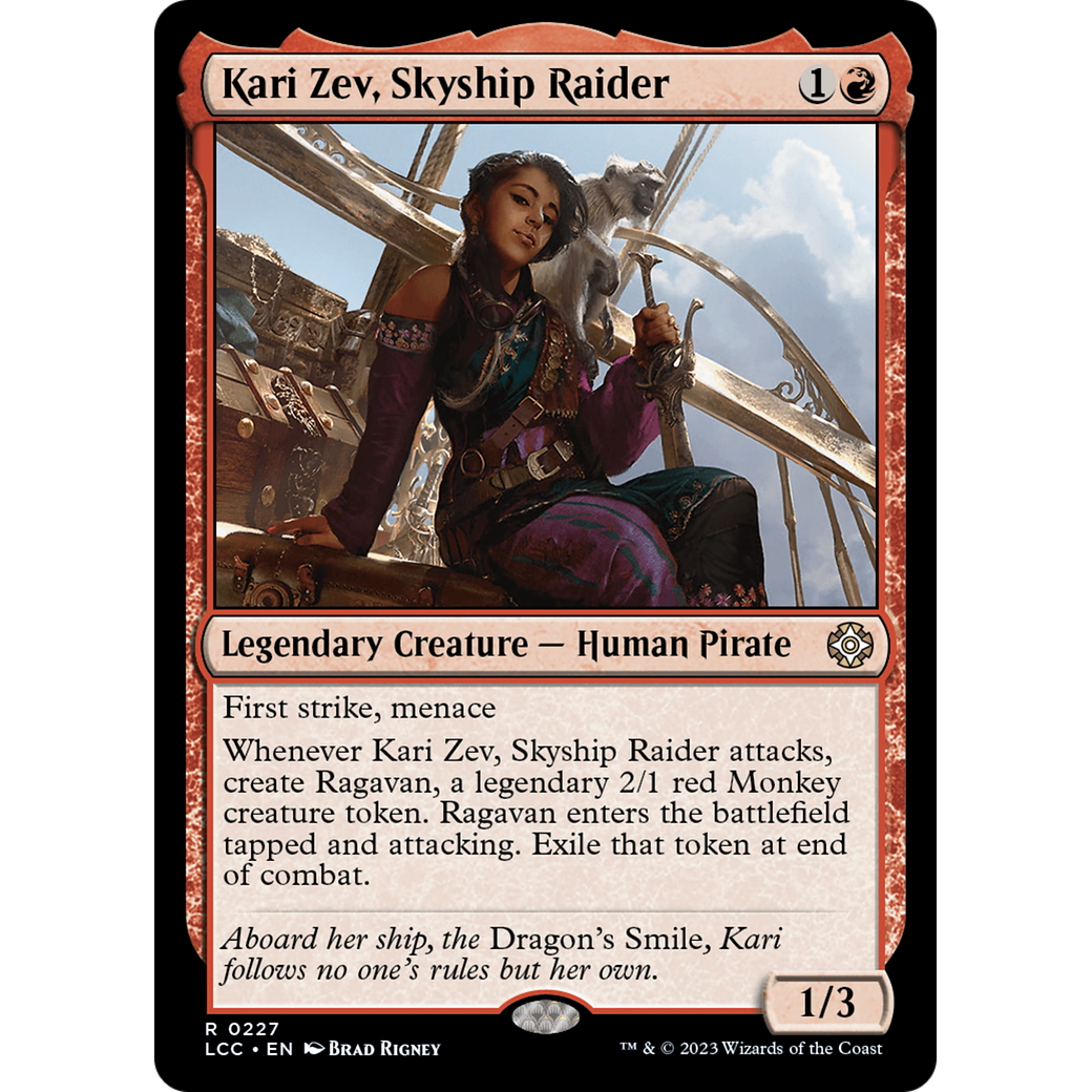 Kari Zev, Skyship Raider (LCC-227) - The Lost Caverns of Ixalan Commander