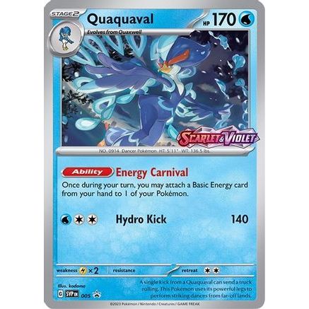 Quaquaval - 005 (Prerelease) 5 - SV Scarlet & Violet Promo Cards Holofoil