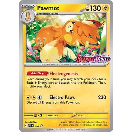 Pawmot - 006 (Prerelease) 6 - SV Scarlet & Violet Promo Cards Holofoil