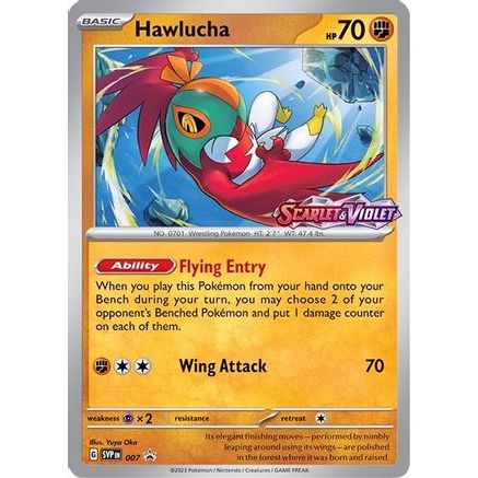 Hawlucha - 007 (Prerelease) 7 - SV Scarlet & Violet Promo Cards Holofoil
