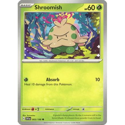 Shroomish 3 - SV01 Scarlet & Violet Base Set Reverse Holofoil