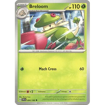 Breloom 4 - SV01 Scarlet & Violet Base Set Reverse Holofoil