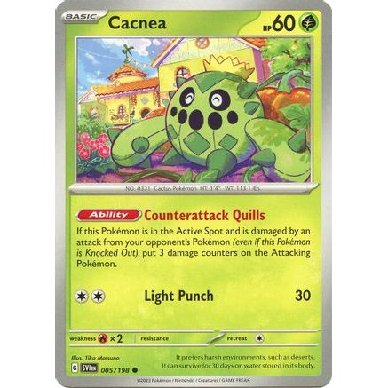 Cacnea - 005/198 5 - SV01 Scarlet & Violet Base Set Reverse Holofoil