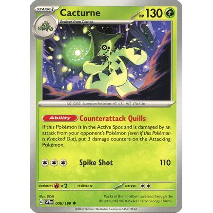 Cacturne - 006/198 6 - SV01 Scarlet & Violet Base Set