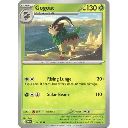 Gogoat 12 - SV01 Scarlet & Violet Base Set Reverse Holofoil