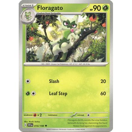 Floragato 14 - SV01 Scarlet & Violet Base Set Reverse Holofoil