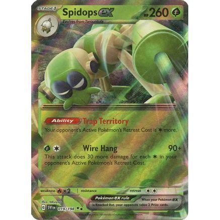 Spidops ex - 019/198 19 - SV01 Scarlet & Violet Base Set Holofoil