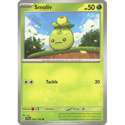 Smoliv - 020/198 20 - SV01 Scarlet & Violet Base Set